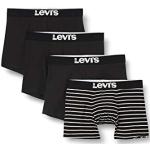 Levi's 4-Pack Solid and Vintage Stripe Boxers (100003048-002) black/white