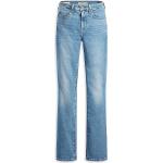 Reduzierte Hellblaue LEVI'S Bootcut Jeans aus Elastan für Damen Größe XS 