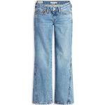 Reduzierte Indigofarbene LEVI'S Bootcut Jeans aus Elastan für Damen Größe XS 
