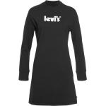 Schwarze Casual LEVI'S Mini Partykleider aus Baumwolle für Damen Größe M 