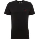 Schwarze Klassische LEVI'S T-Shirts aus Baumwolle für Herren Größe M 