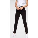 Schwarze LEVI'S Slim Jeans aus Denim für Damen 
