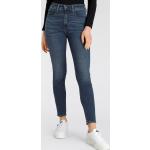 Reduzierte Blaue LEVI'S Skinny Jeans aus Denim für Damen Größe XS 