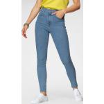 Blaue Super Skinny LEVI'S Skinny Jeans aus Denim für Damen 