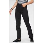 Reduzierte Schwarze LEVI'S High Waist Jeans aus Denim für Damen Größe XS 