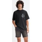 Schwarze Vintage LEVI'S Vintage T-Shirts aus Jersey für Herren Größe XL 