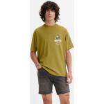 Reduzierte Grüne Vintage LEVI'S Vintage T-Shirts aus Jersey für Herren Größe M 