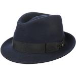 Blaue Klassische Lierys Fedora Hüte aus Wolle für Herren Größe L 