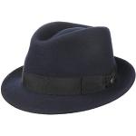 Blaue Klassische Lierys Fedora Hüte aus Wolle für Herren Größe S 