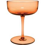 Cremefarbene Villeroy & Boch Like Weingläser Orangen aus Glas mikrowellengeeignet 