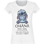 Lilo & Stitch Ohana Means Family Frauen T-Shirt weiß L