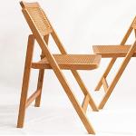 Esszimmerstühle aus Holz klappbar 2 Teile 