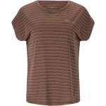 Reduzierte Braune Kurzärmelige Endurance T-Shirts aus Elastan für Damen Größe M 