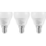 Lindby LED-Lampe E14 G45 4,5W 3.000K opal 3er-Set