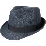 Schwarze Fedora Hüte aus Wolle für Damen Größe M 