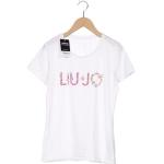 Reduzierte Weiße Liu Jo T-Shirts für Damen Größe L 
