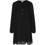 Reduzierte Schwarze Langärmelige Liu Jo Mini Partykleider aus Polyester für Damen Größe S 