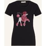 Pinke Liu Jo T-Shirts mit Pailletten aus Jersey für Damen Größe XS 