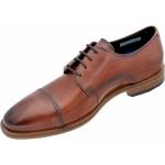Braune Lloyd Derby Schuhe Schnürung aus Glattleder für Herren 