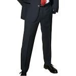 Lodenfrey Anzughose Hose Trachtenhose für Trachtenanzug dunkelgrau Fresko-Stoff Reine Schurwolle anthrazit feine Anzug-Hose grau auch zum modischen Sakko cool Wool, Größe:66
