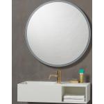 Silberne Moderne Badezimmerspiegel 80 cm 