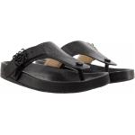 Loewe Sandalen - Loewe Ease Sandal - Gr. 36 (EU) - in Schwarz - für Damen - aus Leder & Leder & Gummi & Leder - Gr. 36 (EU)