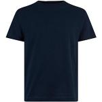 Reduzierte Marineblaue Kurzärmelige Rundhals-Auschnitt T-Shirts aus Baumwolle für Herren Größe 6 XL Große Größen 