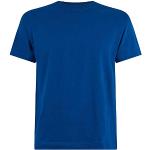 Reduzierte Königsblau Kurzärmelige Rundhals-Auschnitt T-Shirts aus Baumwolle für Herren Größe 6 XL Große Größen 