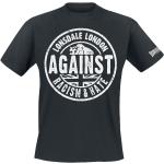 Lonsdale London Against Racism T-Shirt schwarz