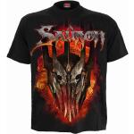 Lord Of The Rings T-Shirt S Sauron Metall Tee Schwarz