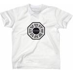 Lost Dharma Initiative Logo T-Shirt, Weiss, XXL
