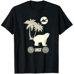 Lost Eisbär, Insel, und Flugzeug T-Shirt