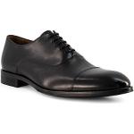 Schwarze Business Lottusse Oxford Schuhe Schnürung aus Glattleder für Herren 