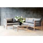 Braune Best Freizeitmöbel Garten Lounge Sofas aus Massivholz 
