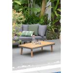 Braune Lounge Tische aus Massivholz 
