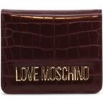 Braune MOSCHINO Love Moschino Damengeldbörsen & Damenportemonnaies 