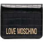 Schwarze MOSCHINO Love Moschino Damengeldbörsen & Damenportemonnaies 