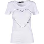 Weiße MOSCHINO Love Moschino T-Shirts aus Baumwolle für Damen Größe M 