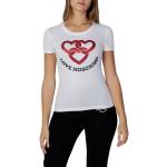 Beige MOSCHINO Love Moschino T-Shirts aus Baumwolle für Damen Größe M 