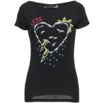 Schwarze MOSCHINO Love Moschino T-Shirts aus Jersey für Damen Größe XS 