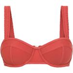 Reduzierte Rote Bikini Tops für Damen 