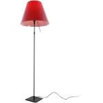 Rote LucePlan Costanza Stehlampen & Stehleuchten mit Schwenkarm 