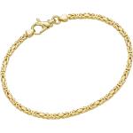 Goldene Klassische Luigi Merano Königsketten Armbänder aus Gold 14K für Damen 