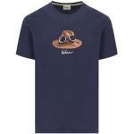 Marineblaue Luis Trenker T-Shirts aus Baumwolle für Herren Größe XXL 