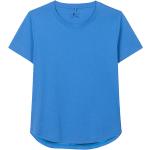 Reduzierte Blaue Kurzärmelige Luisa Cerano T-Shirts aus Baumwolle für Damen Größe XS 