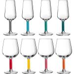 LUMINARC Lumikit 20774 Glas-Set mit einsetzbarem Stiel in verschiedenen Farben / Weinglas / Sektglas / Partygläser