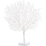 Lunartec Lichterbaum Deko: Moderner Lichterbaum mit 25 warmweißen LEDs, 50  cm, weiß (Kleiner Lichterbaum)