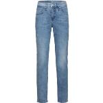 Reduzierte Blaue MAC Slim Jeans aus Elastan für Damen Größe XS Weite 34, Länge 28 