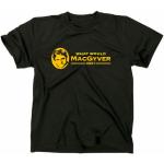 Macgyver Kult T-Shirt Fanshirt TV-Serie, schwarz, XL