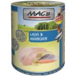MAC's Cat Fleischmenü Lachs und Hühnchen 12x400g
